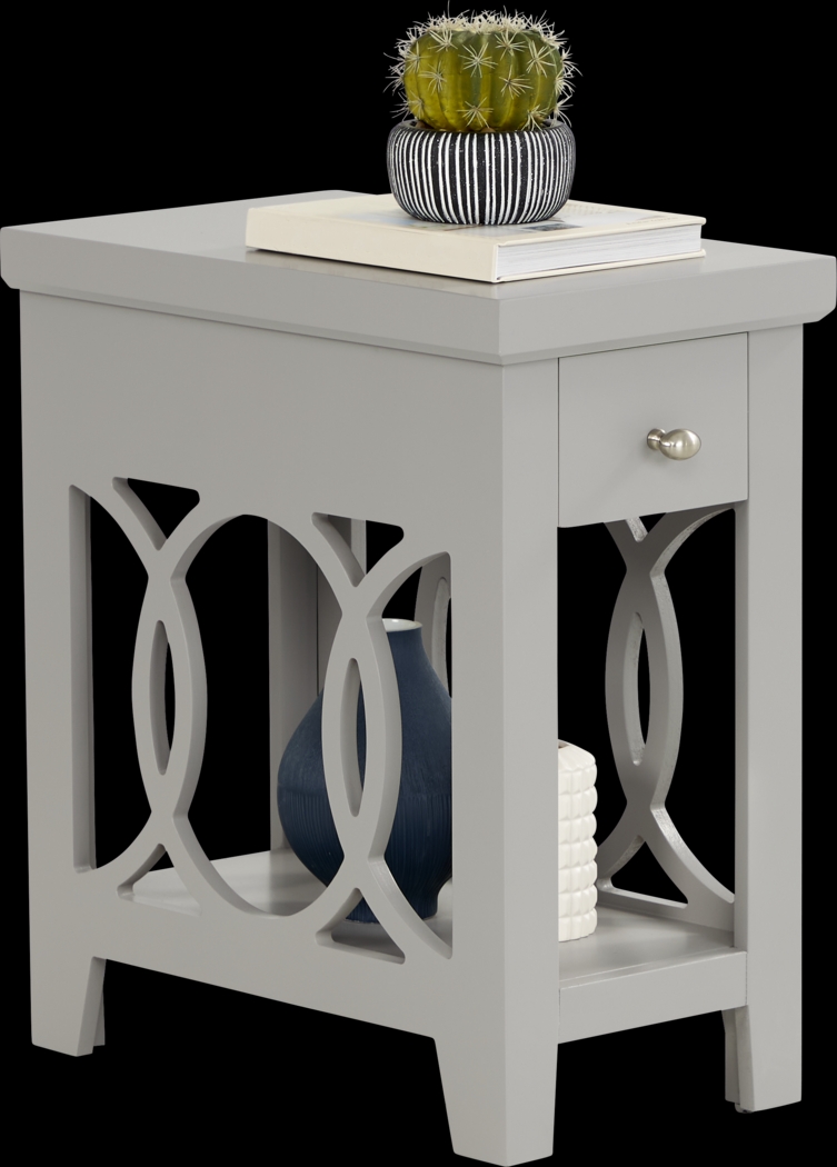 Abbie Silver Side Table - Thumbnail - Image 3