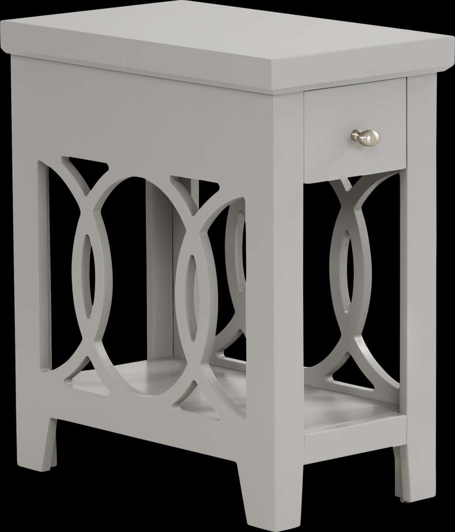 Abbie Silver Side Table - Thumbnail - Image 1