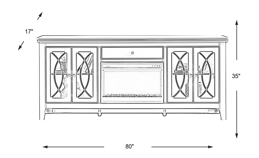 Dimension Image. Please refer to the Dimension Tab on this page for dimension details.
