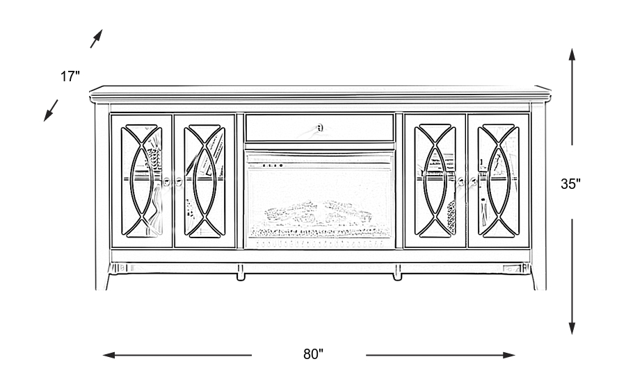Dimension Image. Please refer to the Dimension Tab on this page for dimension details.