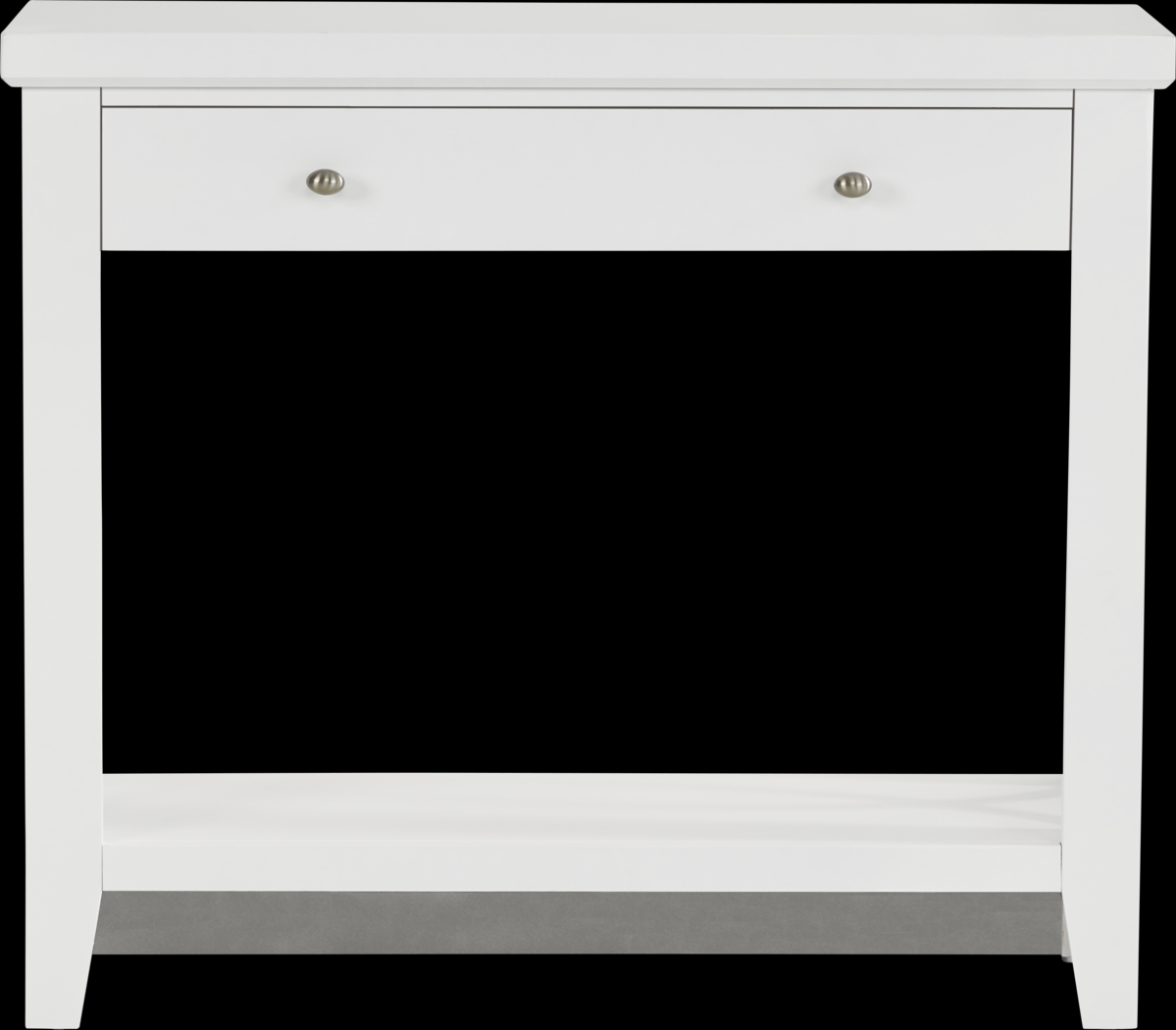 Abbie White Accent Table - Thumbnail - Image 1