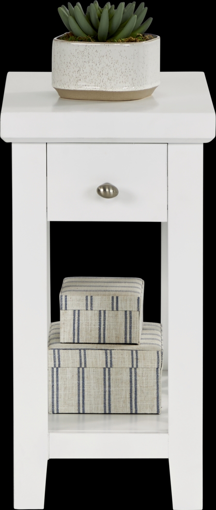 Abbie White Side Table - Thumbnail - Image 2