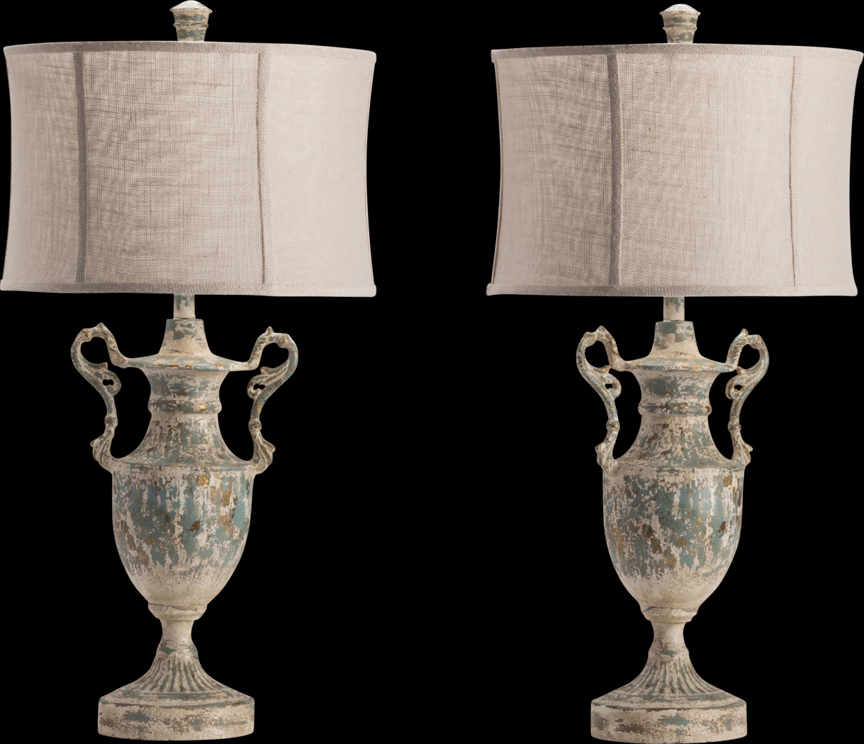Abbot Place Blue Lamp, set of two - Thumbnail - Image 1
