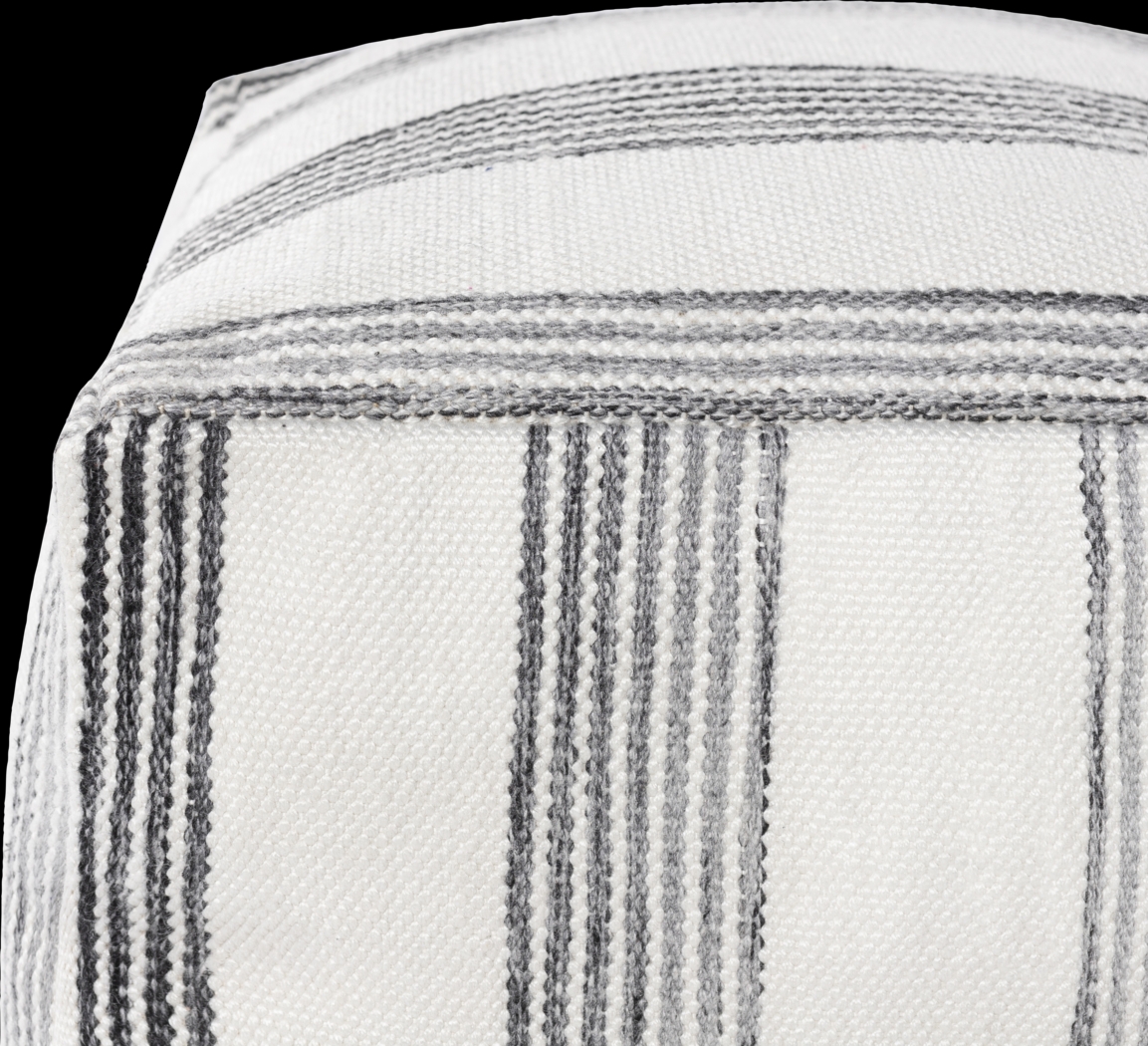 Abbotsford Cream Ottoman - Thumbnail - Image 2