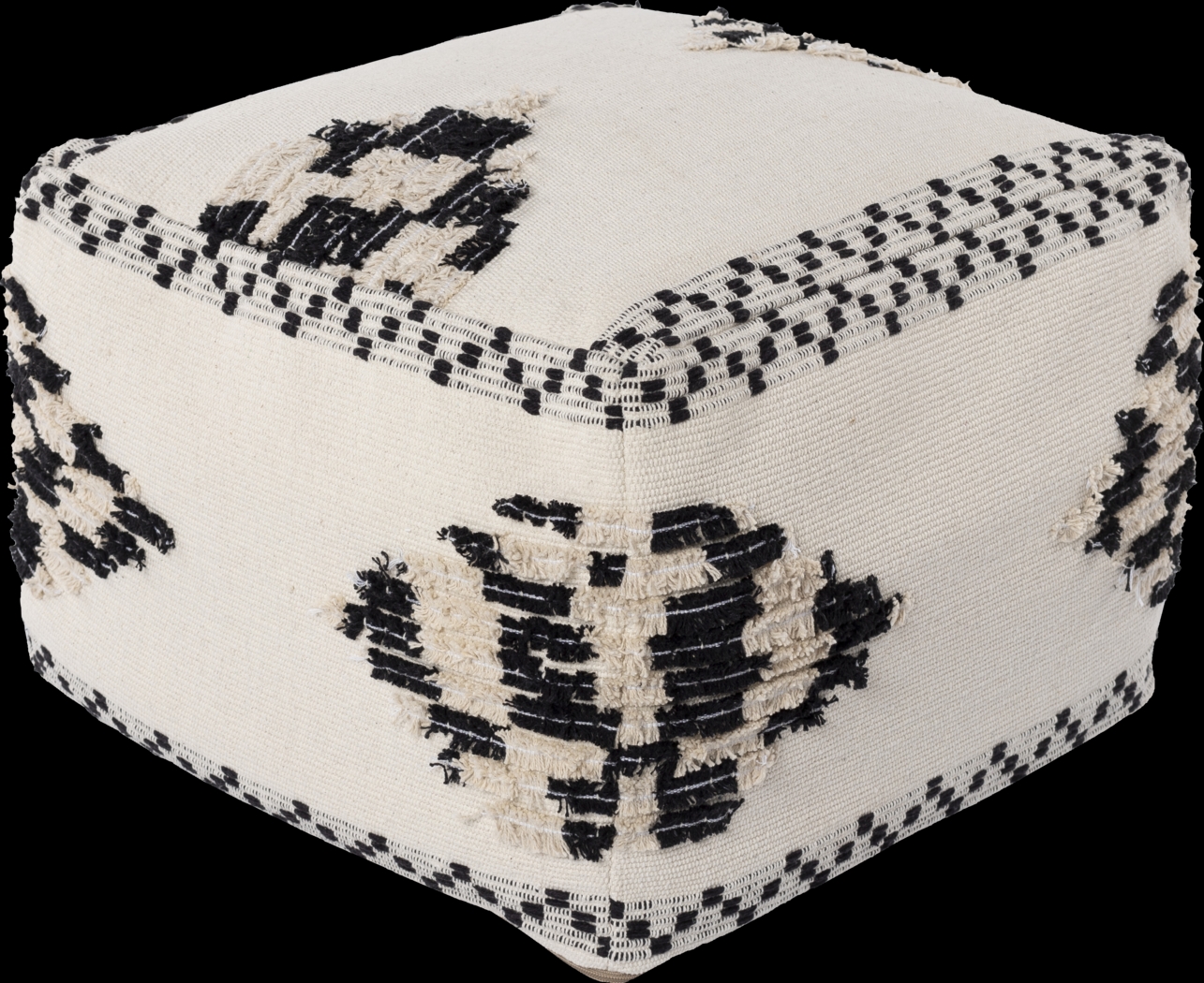 Abbotswoods Cream Ottoman - Thumbnail - Image 1