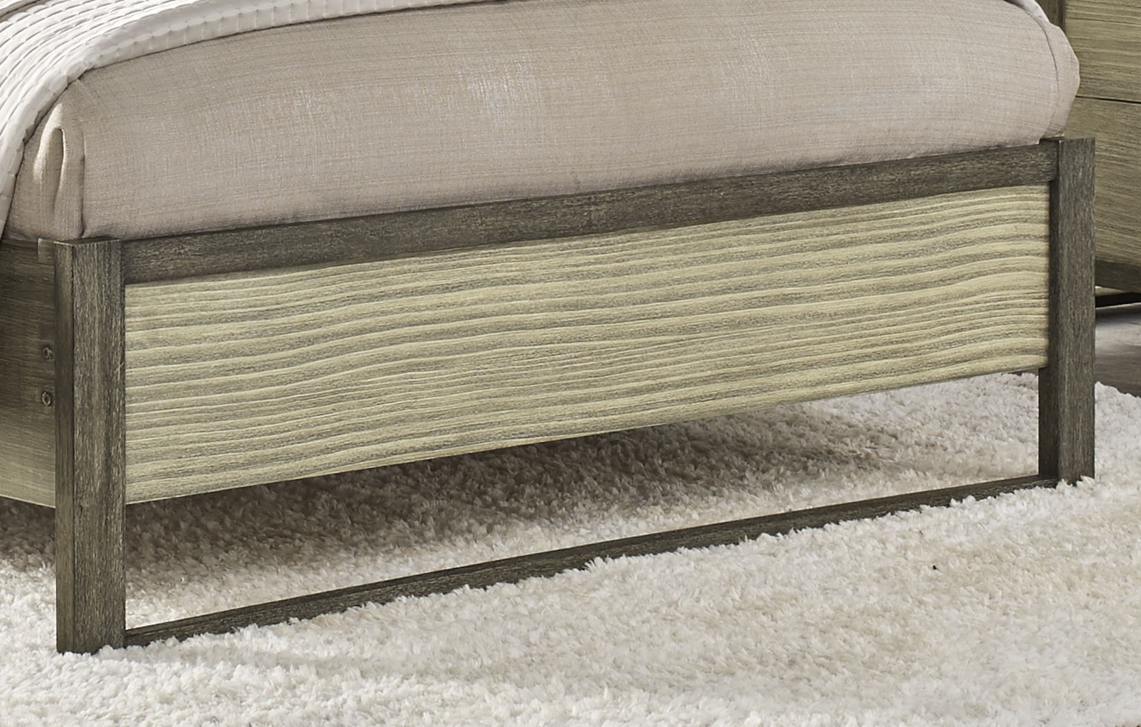 Abbott Gray 7 Pc King Panel Bedroom - Thumbnail - Image 3