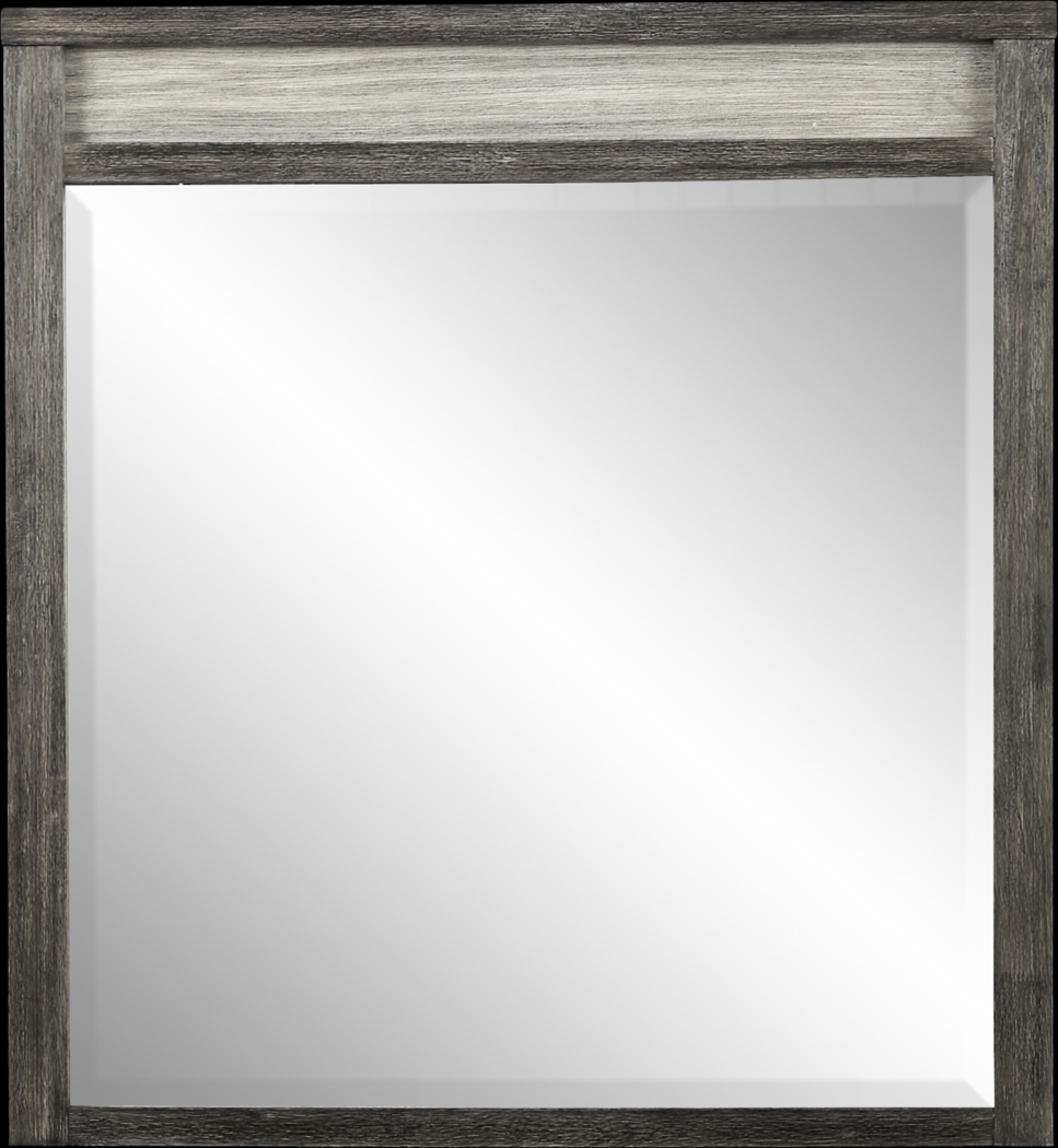 Abbott Gray 7 Pc Queen Panel Bedroom with Storage - Thumbnail - Image 8