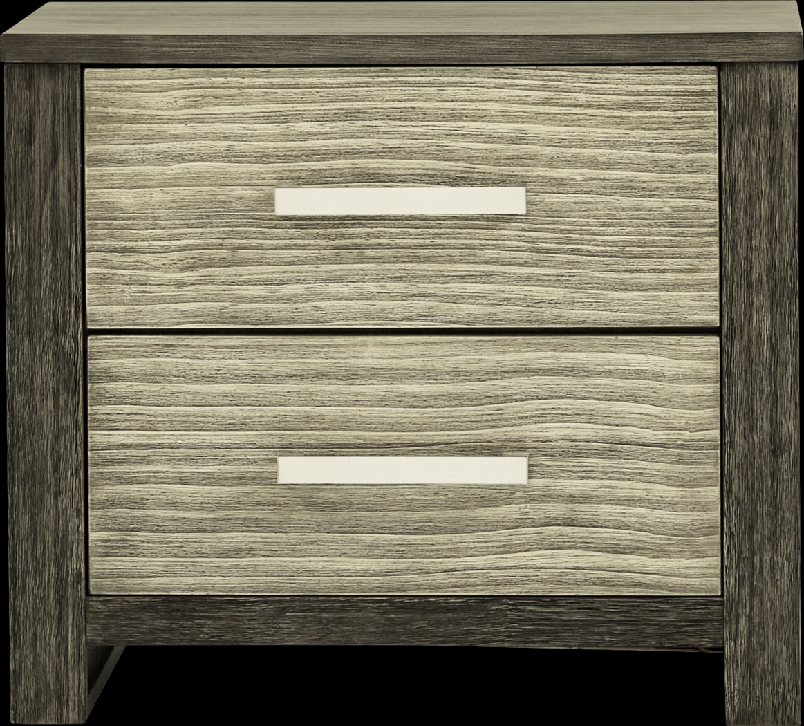Abbott Gray 7 Pc Queen Panel Bedroom with Storage - Thumbnail - Image 6