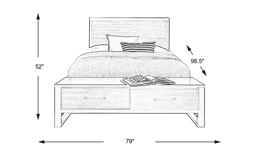 Dimension Image. Please refer to the Dimension Tab on this page for dimension details.