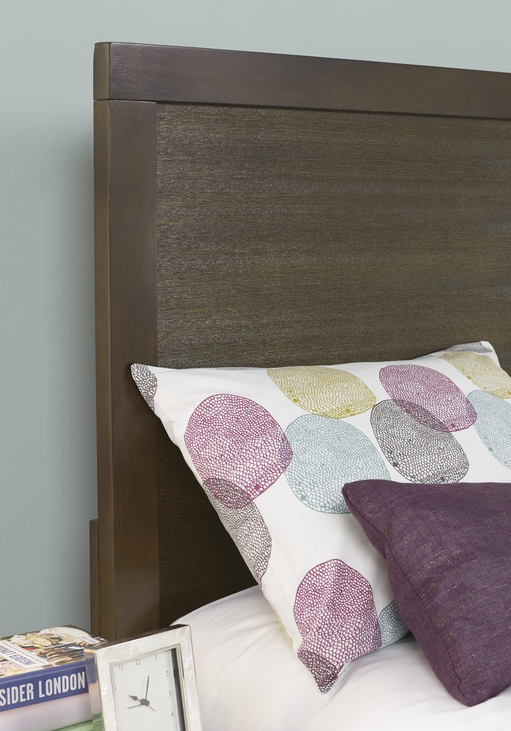 Abbott Hazelnut 3 Pc Queen Panel Bed - Thumbnail - Image 4