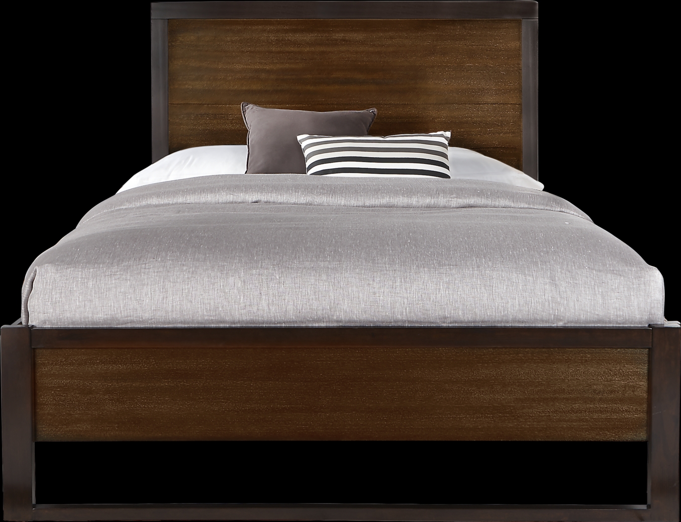 Abbott Hazelnut 3 Pc Queen Panel Bed - Thumbnail - Image 1