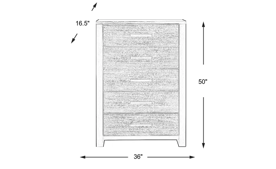 Dimension Image. Please refer to the Dimension Tab on this page for dimension details.