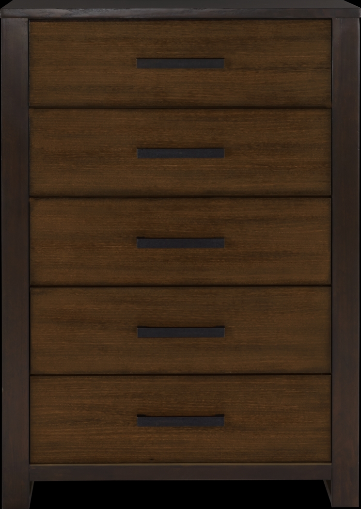 Abbott Hazelnut 8 Pc Queen Panel Bedroom - Thumbnail - Image 6