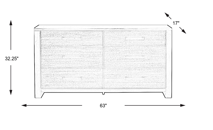 Dimension Image. Please refer to the Dimension Tab on this page for dimension details.