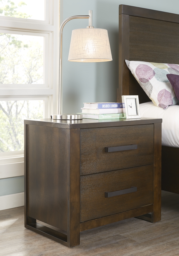 Abbott Hazelnut 8 Pc Queen Panel Bedroom - Thumbnail - Image 8