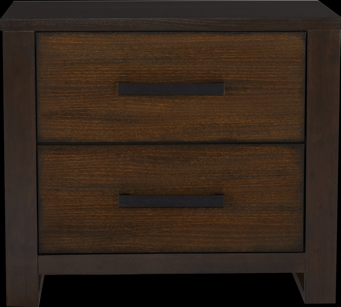 Abbott Hazelnut 8 Pc Queen Panel Bedroom - Thumbnail - Image 7