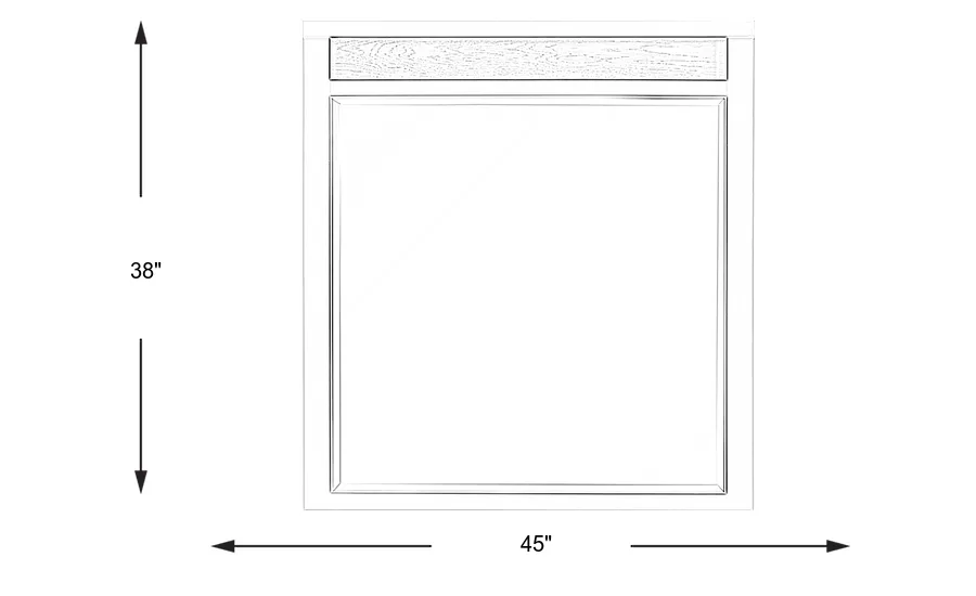 Dimension Image. Please refer to the Dimension Tab on this page for dimension details.