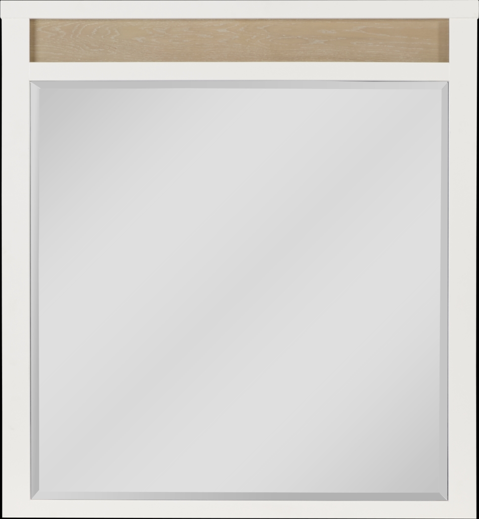 Abbott White 7 Pc King Panel Bedroom with Storage - Thumbnail - Image 9