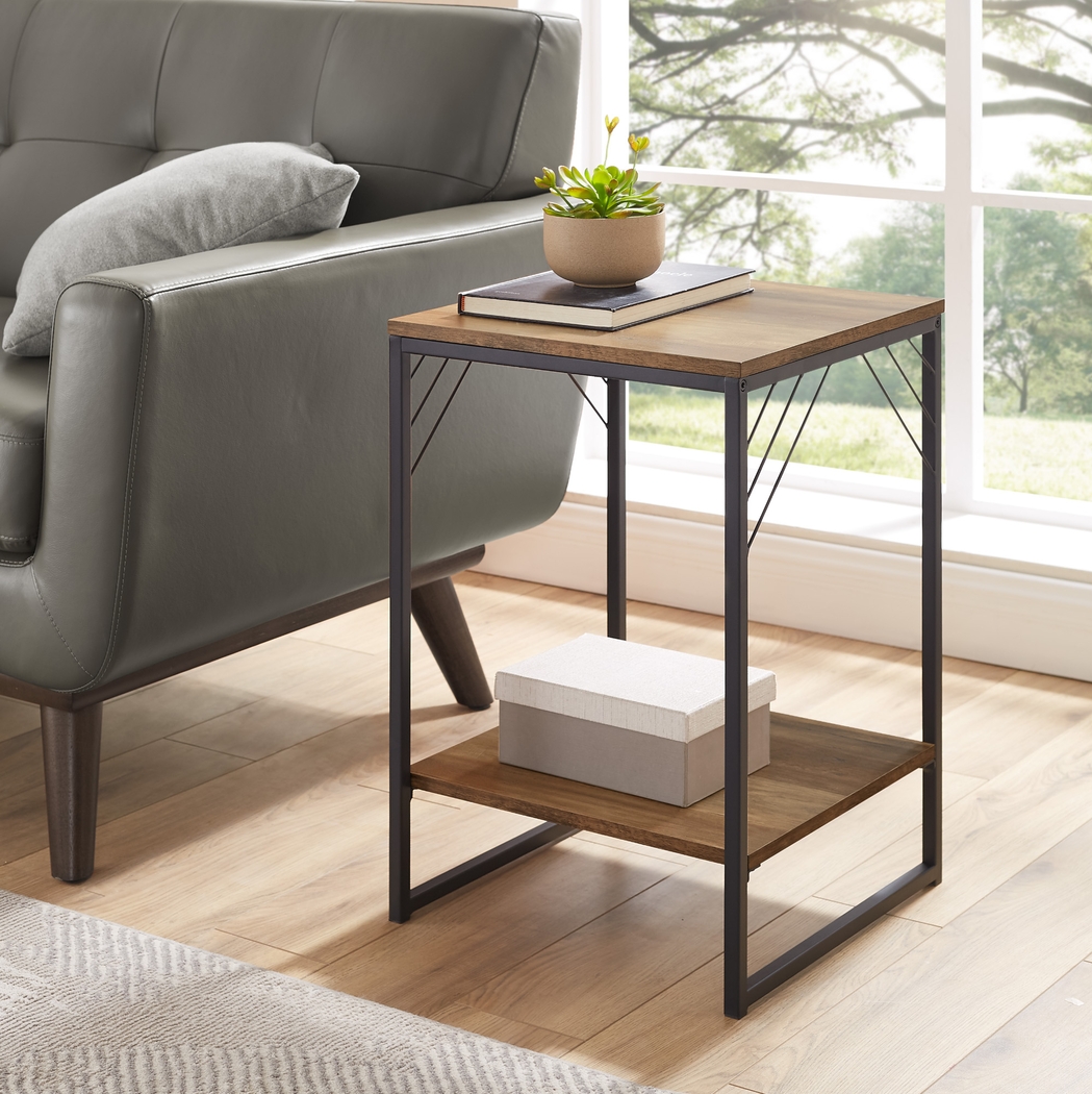 Abbottsford Brown Accent Table - Thumbnail - Image 4