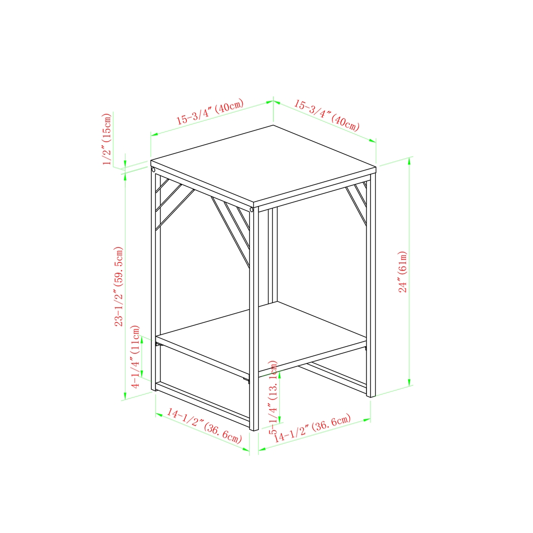 Abbottsford Brown Accent Table - Thumbnail - Image 5