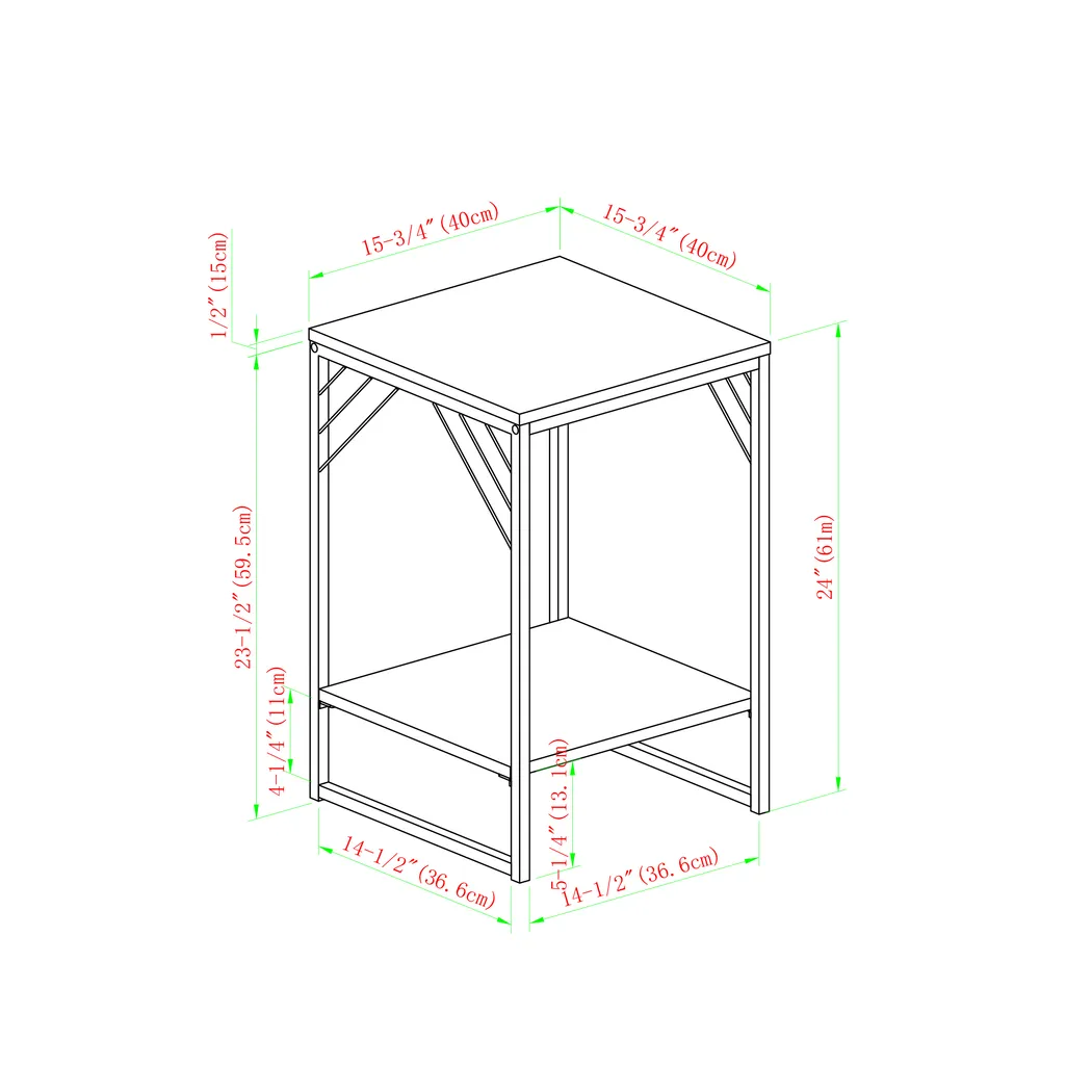 Abbottsford Walnut Accent Table - Image 5