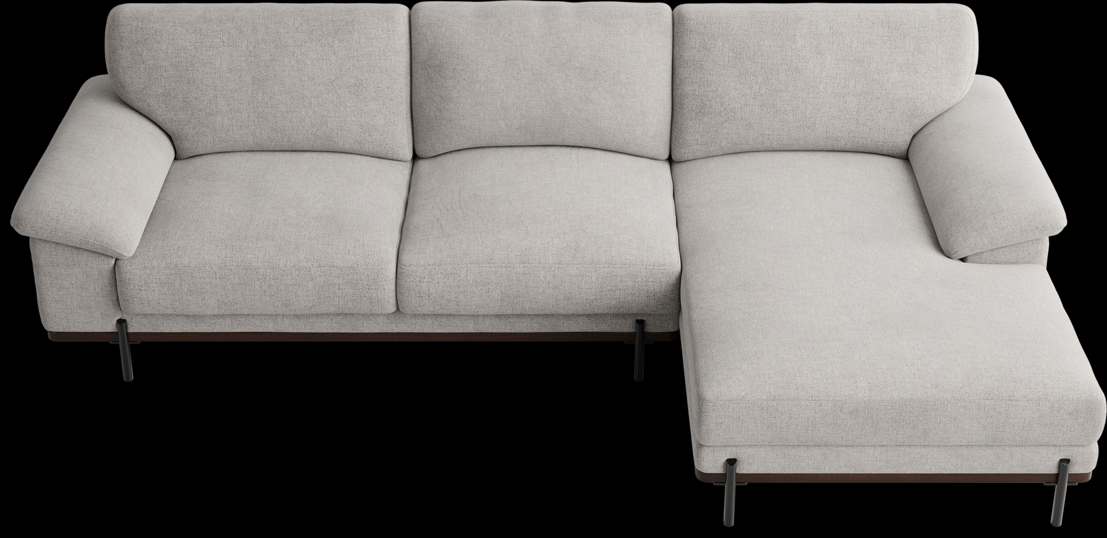 Abbottsville Gray 2 Pc Sectional - Thumbnail - Image 4