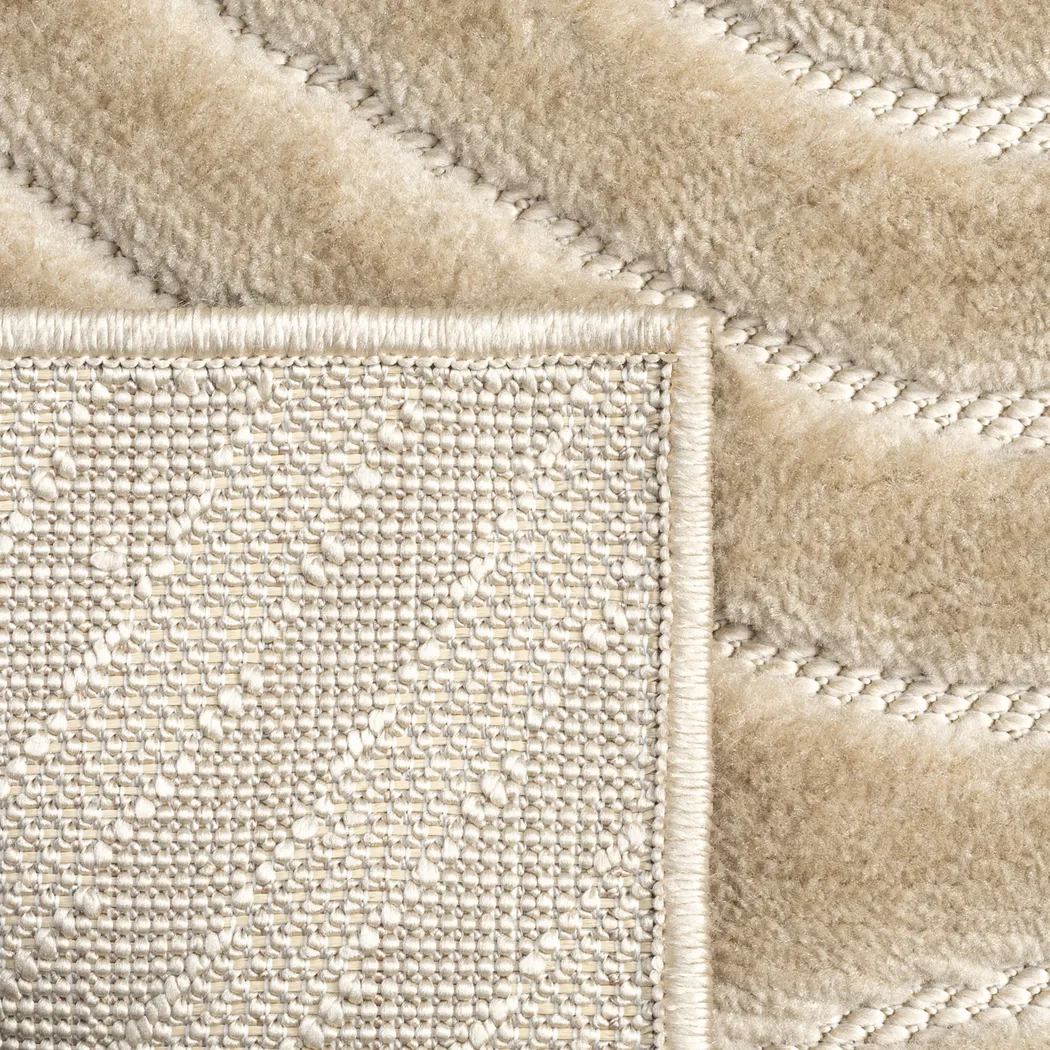 Abbour Beige 5' x 7' Indoor,Outdoor Rug - Thumbnail - Image 8