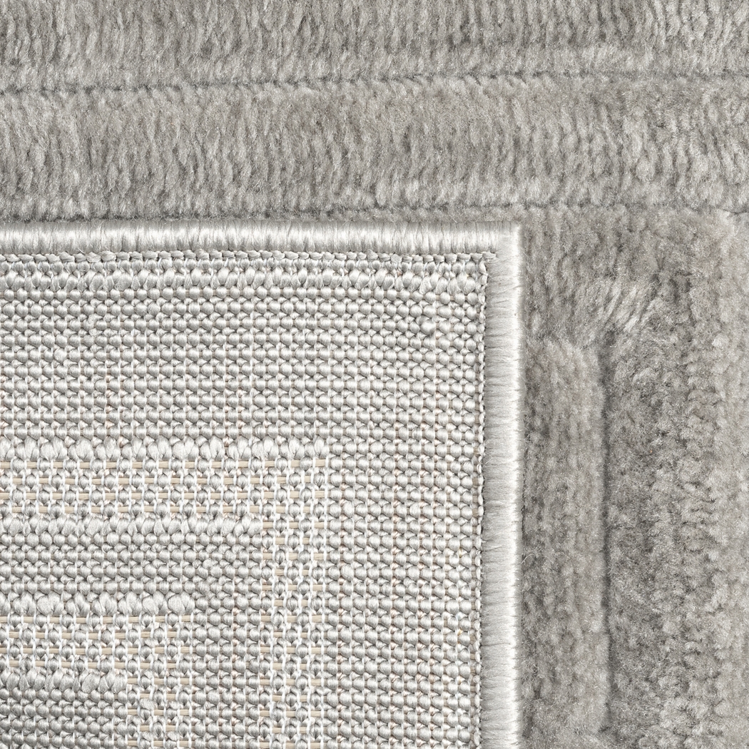 Abbour Gray 7'10 x 9'10 Indoor,Outdoor Rug - Thumbnail - Image 8