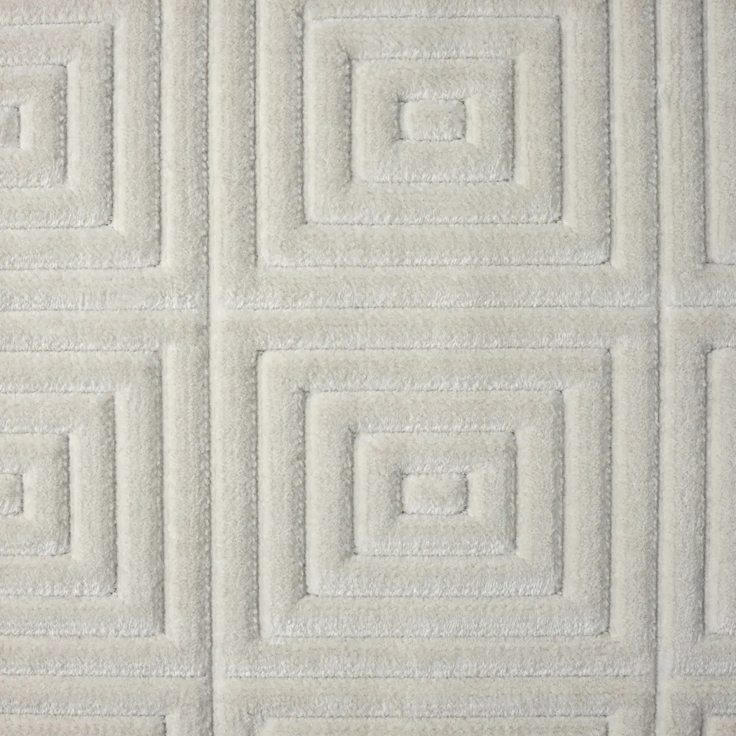 Abbour Ivory 5' x 7' Indoor,Outdoor Rug - Thumbnail - Image 9