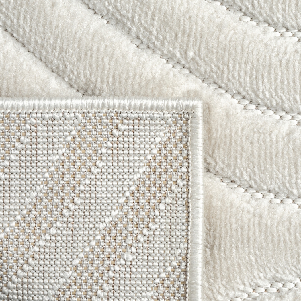 Abbour Ivory 7'10 x 9'10 Indoor,Outdoor Rug - Thumbnail - Image 8