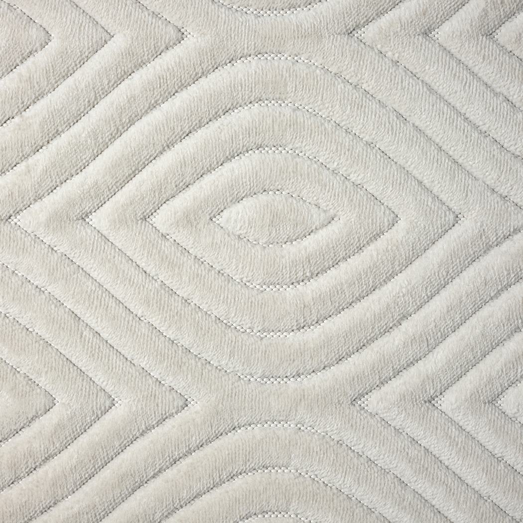 Abbour Ivory 7'10 x 9'10 Indoor,Outdoor Rug - Thumbnail - Image 9