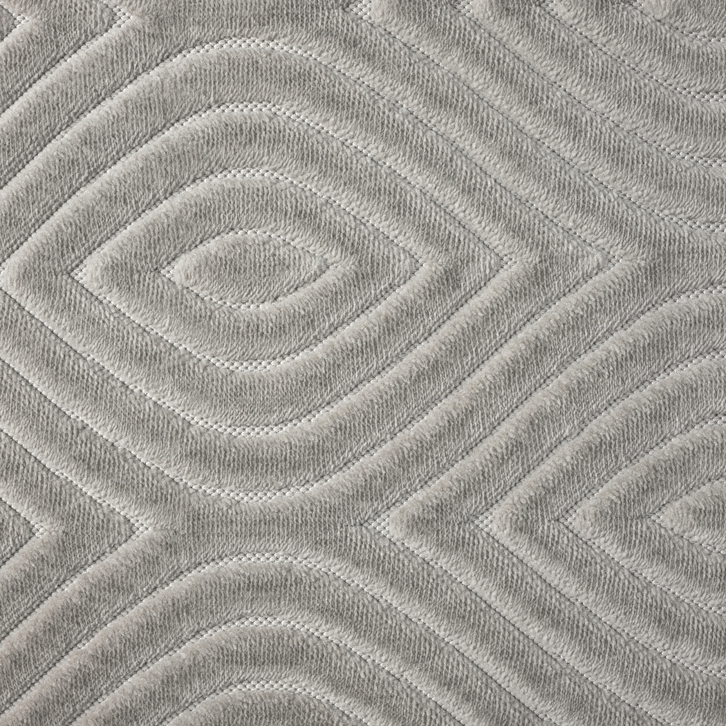 Abbour Light Gray 7'10 x 9'10 Indoor,Outdoor Rug - Thumbnail - Image 9