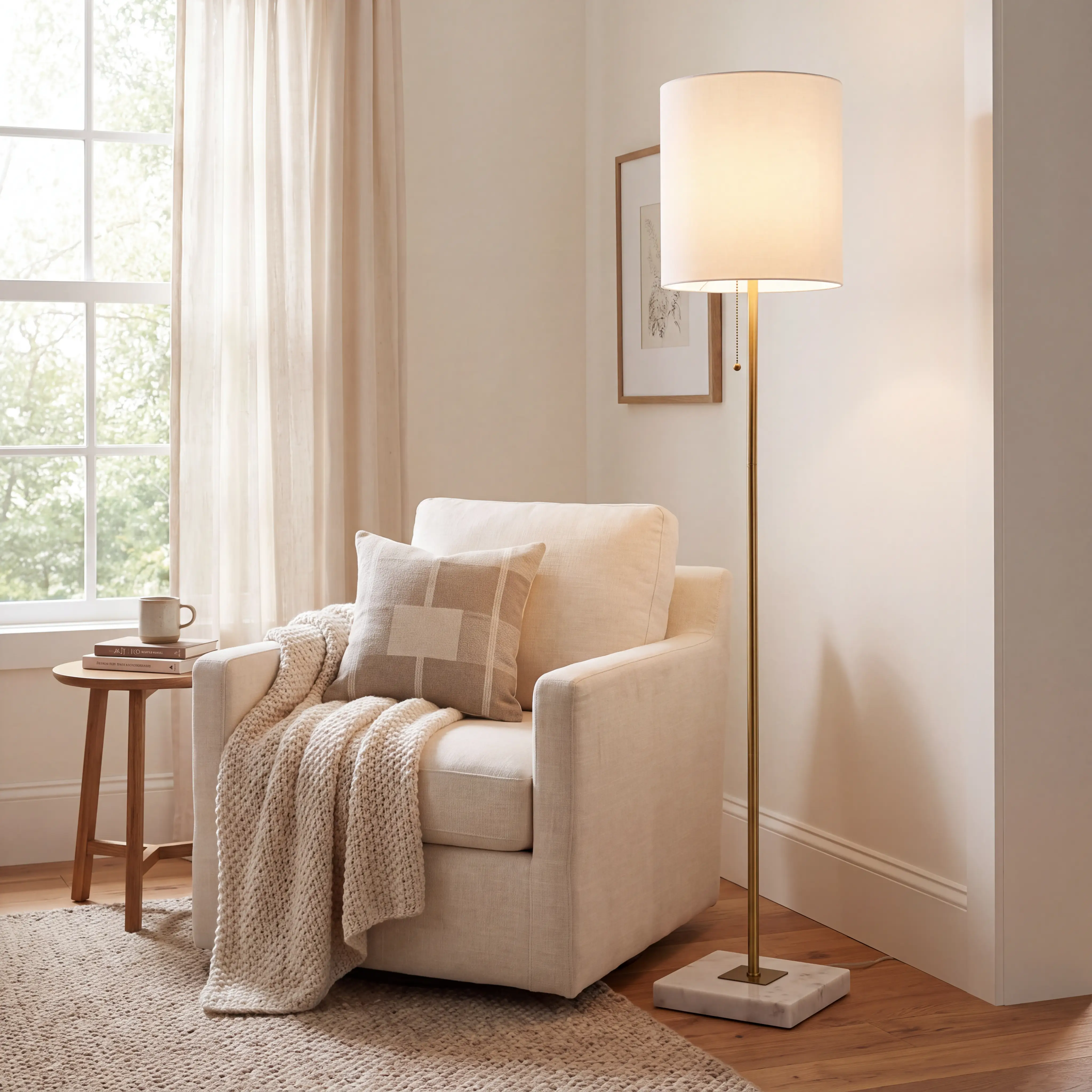 Abby Park Brass Floor Lamp - Thumbnail - Image 3