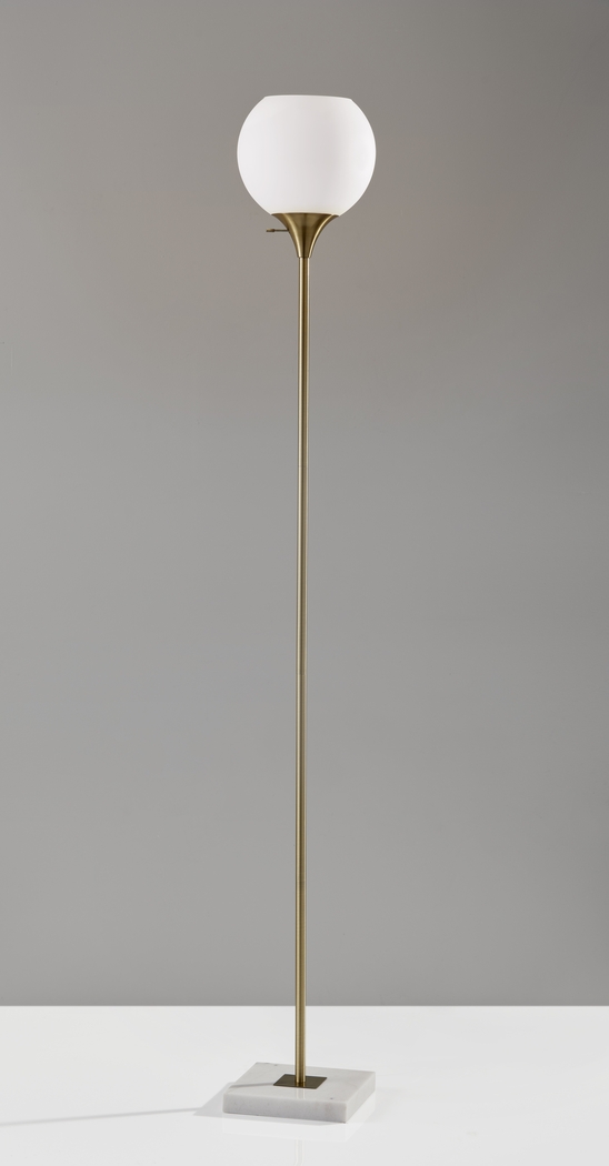 Abby Park Brass Torchiere - Thumbnail - Image 2