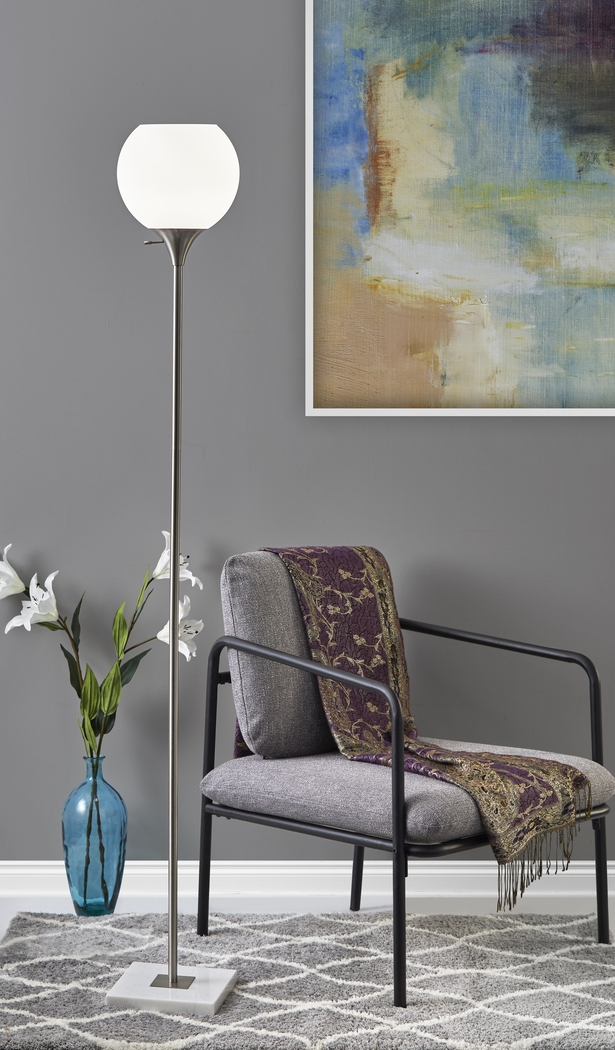 Abby Park Silver Torchiere - Thumbnail - Image 3