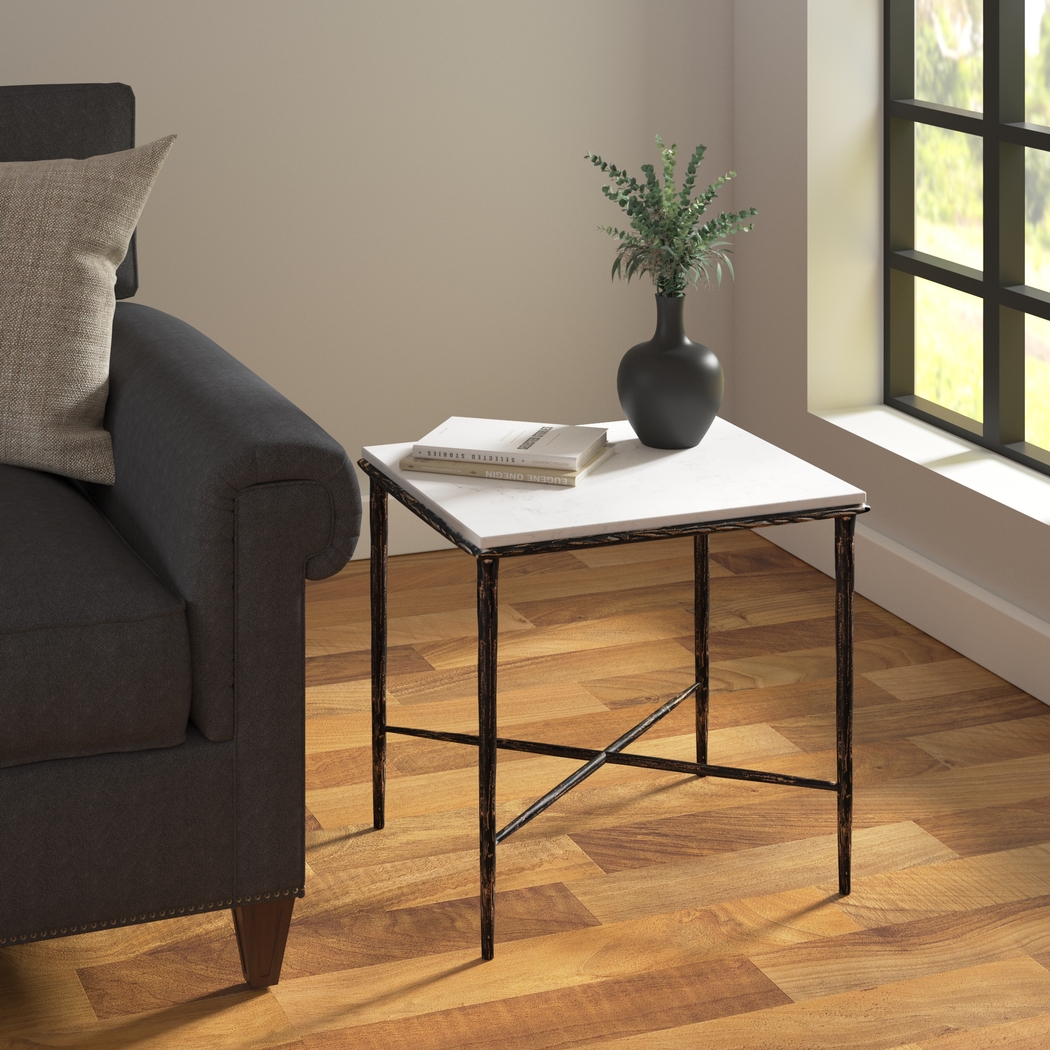 Abeia II Black Accent Table - Thumbnail - Image 2