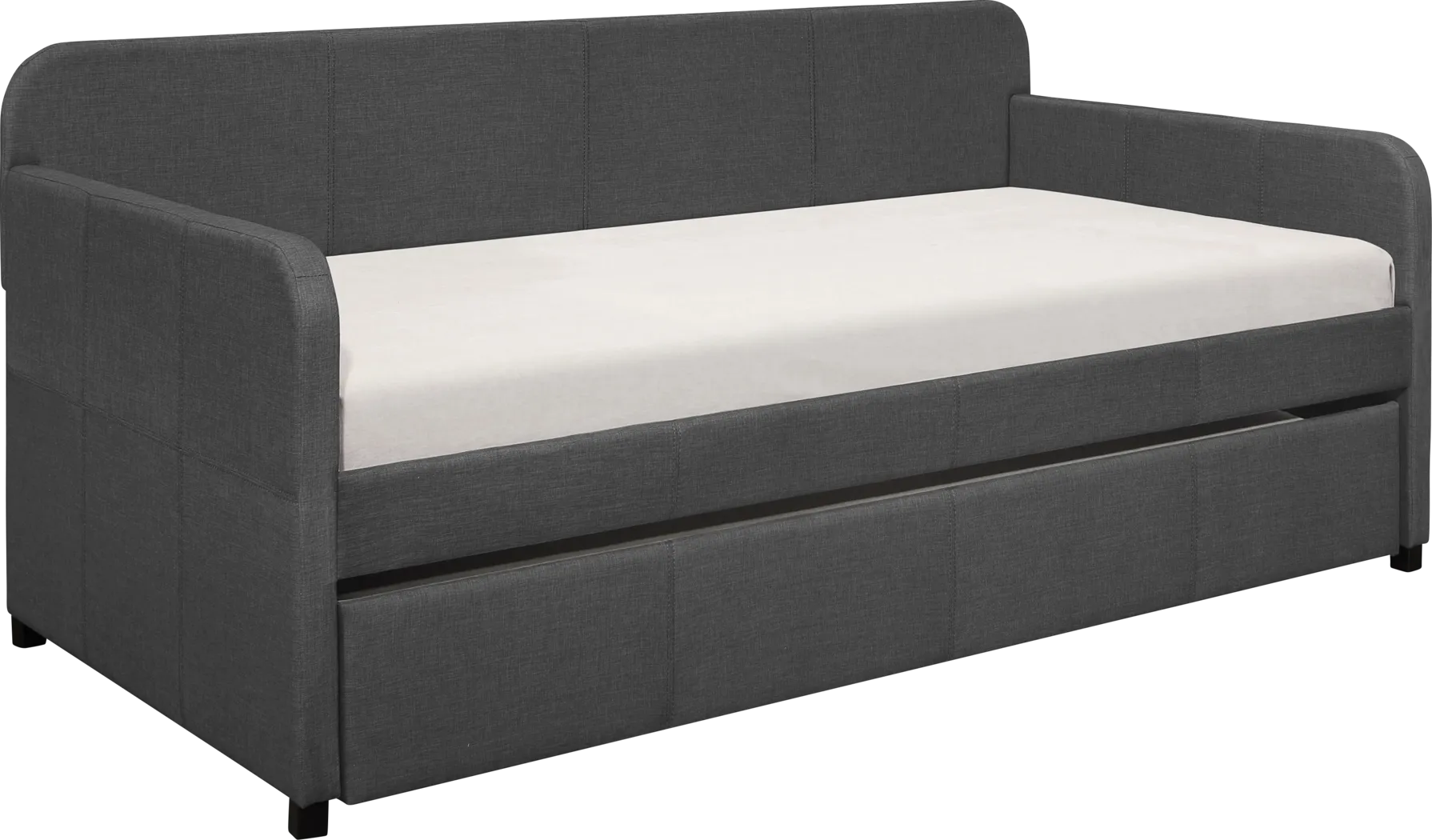 Abenaki Dark Gray Daybed with Trundle - Thumbnail - Image 1