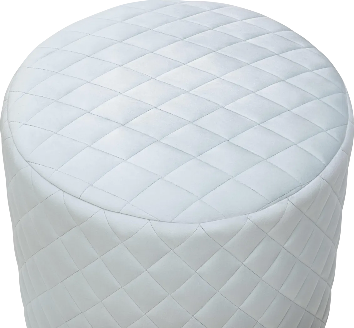 Aberas Light Gray Ottoman - Thumbnail - Image 2