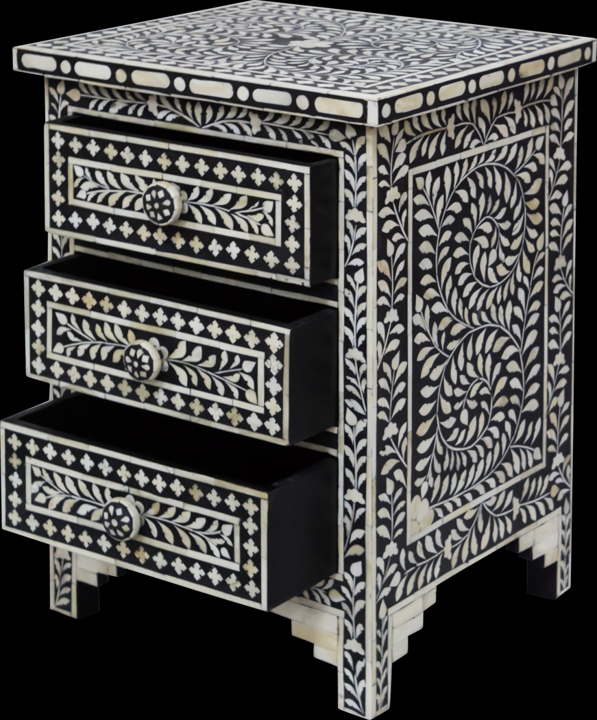 Aberglen Black Accent Table - Thumbnail - Image 6