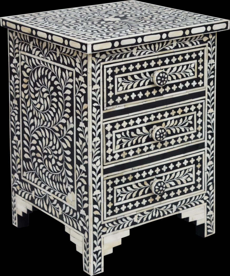 Aberglen Black Accent Table - Thumbnail - Image 1