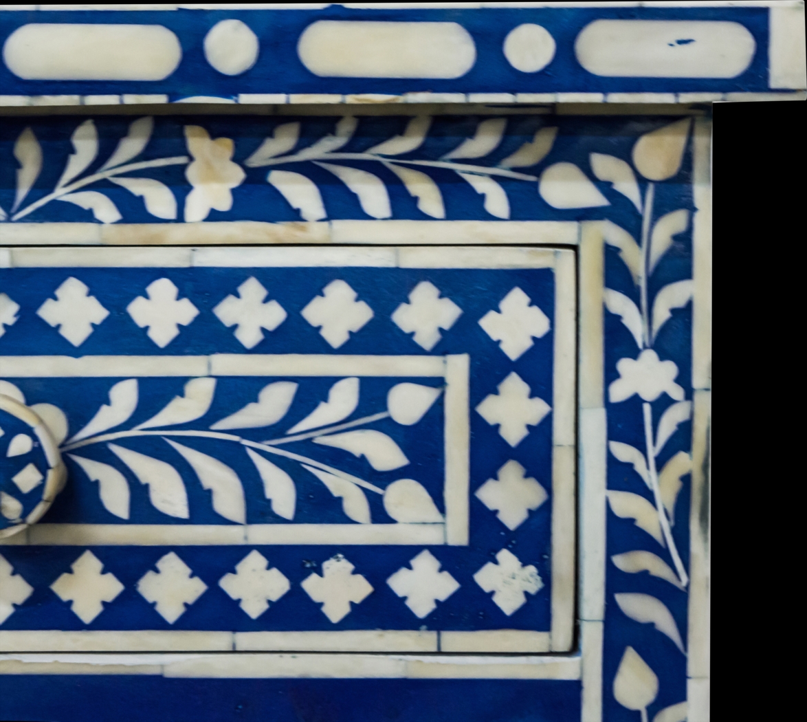 Aberglen Blue Accent Table - Thumbnail - Image 4