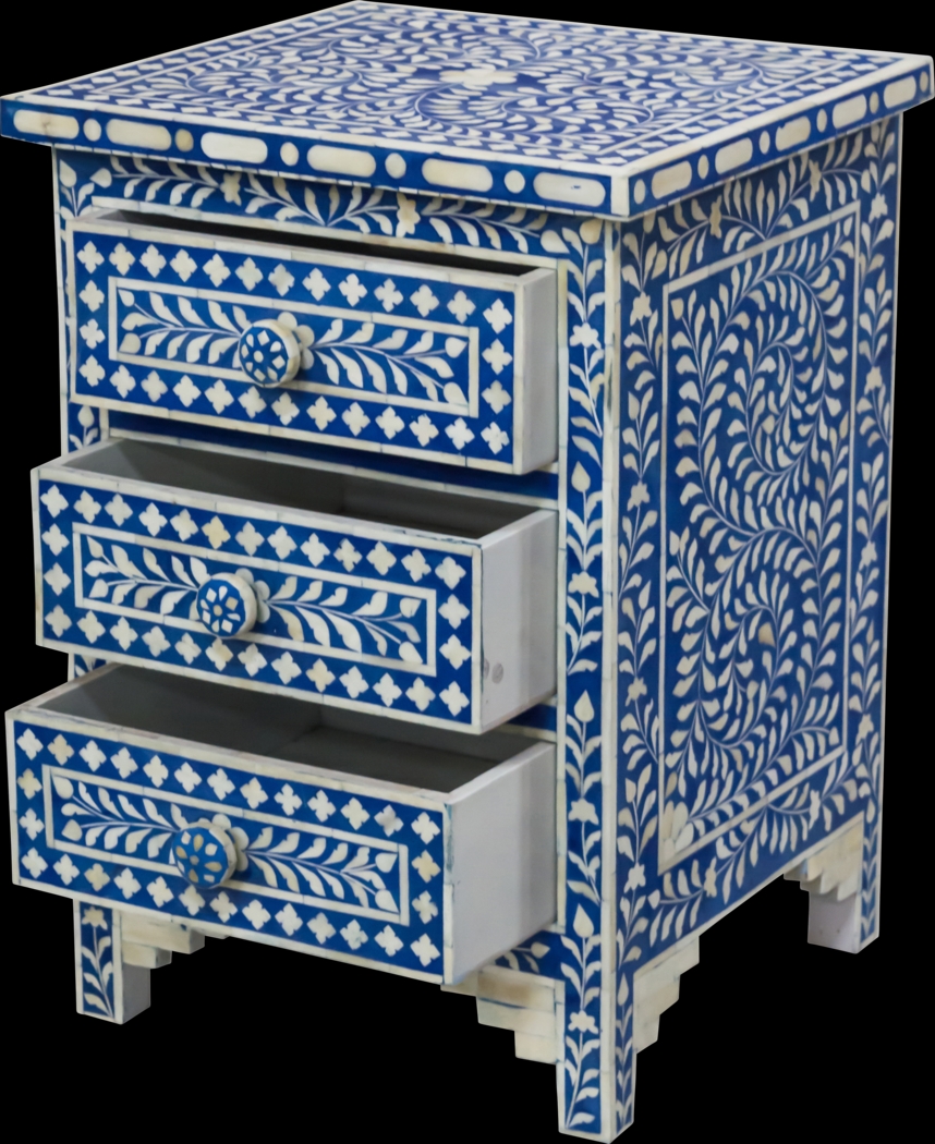 Aberglen Blue Accent Table - Thumbnail - Image 5