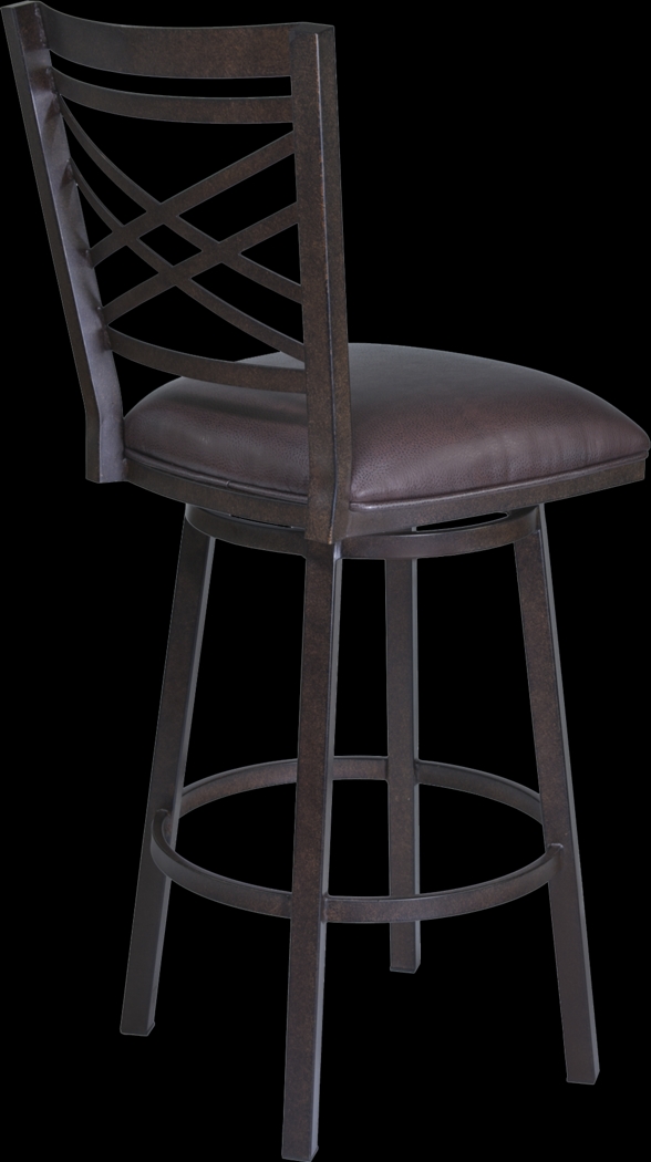 Abergreen Brown Fargo Bar Stool - Thumbnail - Image 3