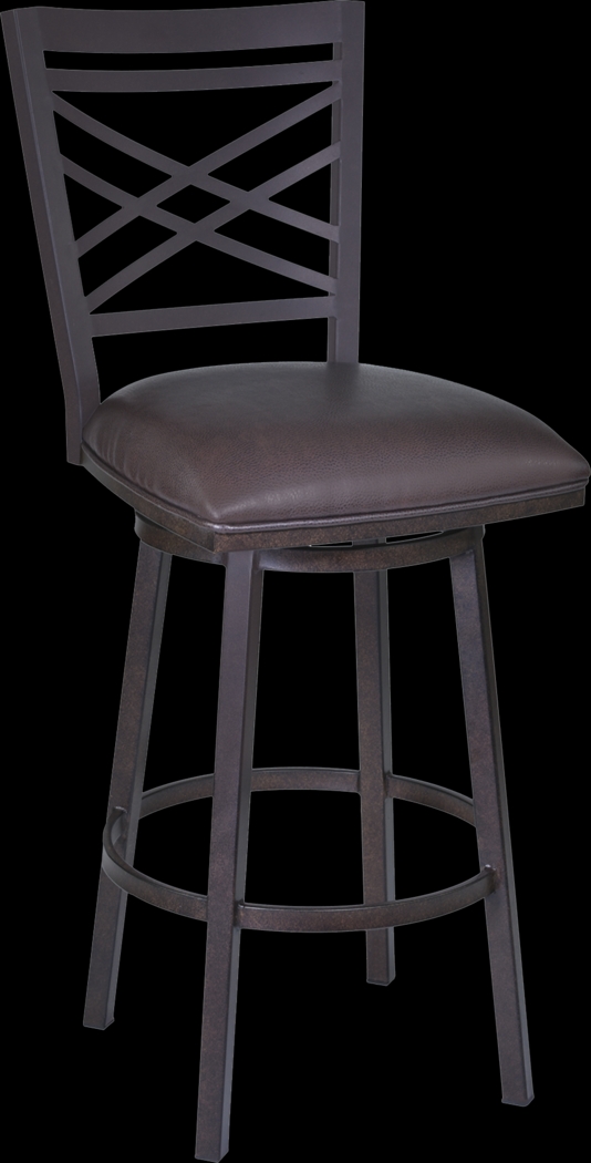 Abergreen Brown Fargo Bar Stool - Thumbnail - Image 1