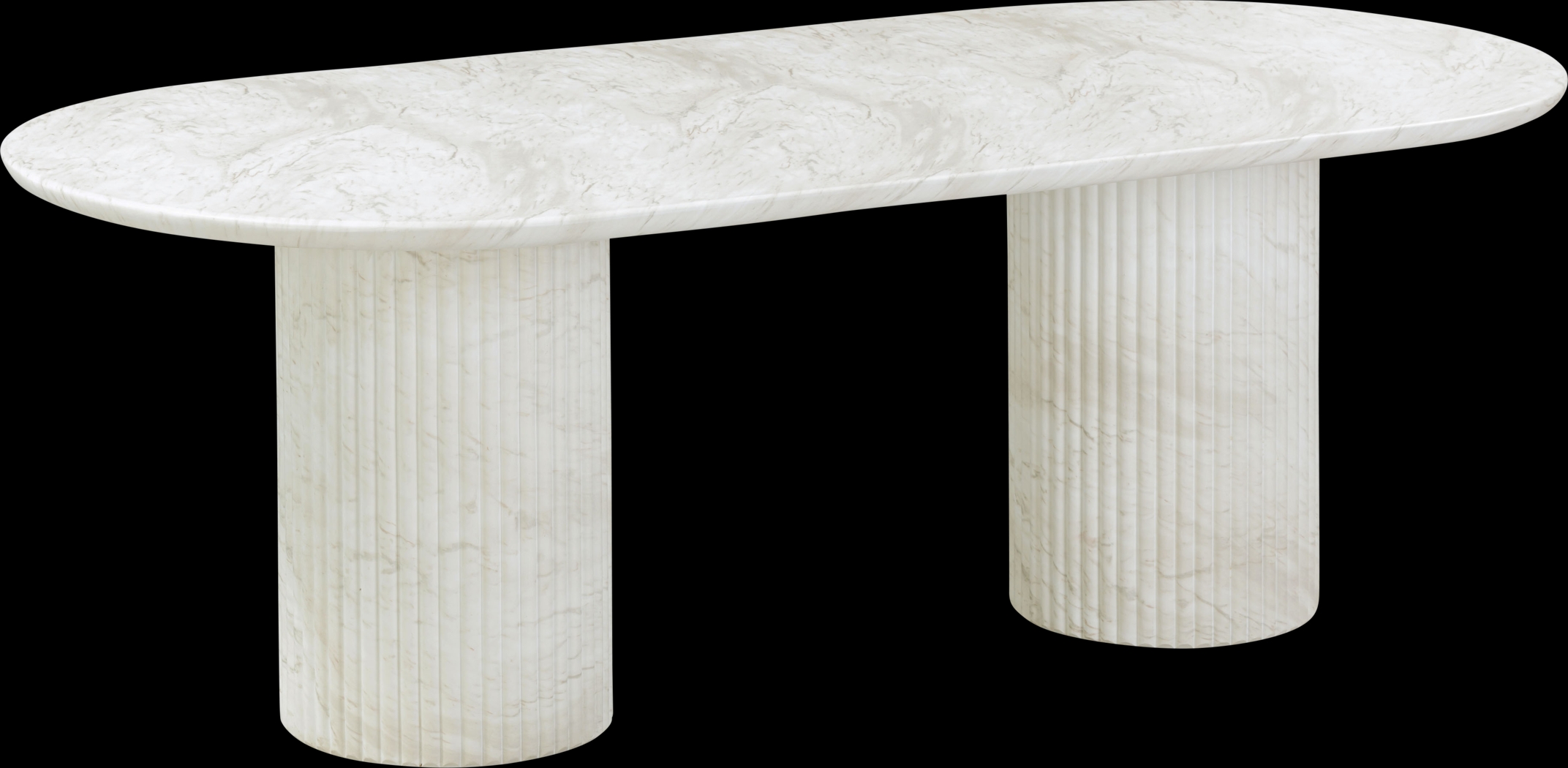 Aberjona White Dining Table - Thumbnail - Image 1