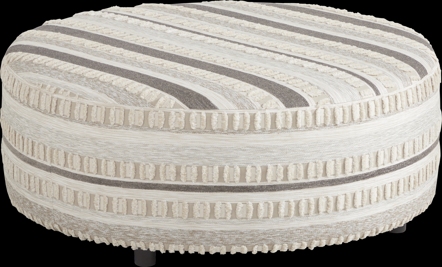 Aberlin Court Beige Cocktail Ottoman - Thumbnail - Image 1