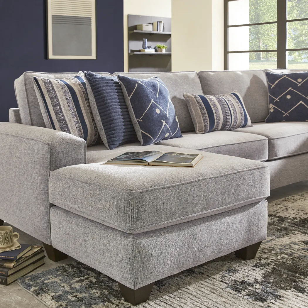 Aberlin Court Blue 6 Pc Sectional Living Room - Thumbnail - Image 4