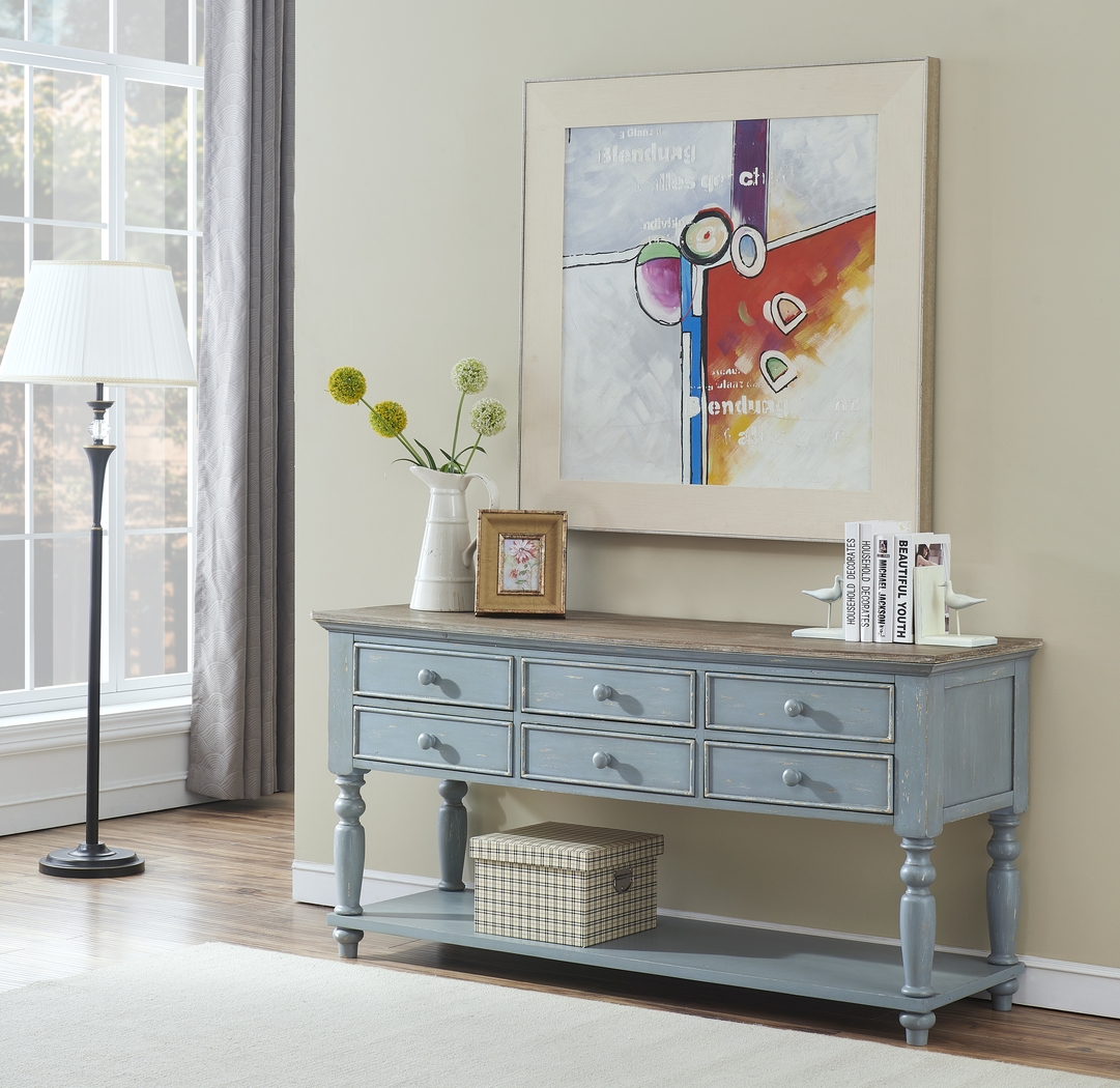 Aberton Blue Sofa Table - Thumbnail - Image 4