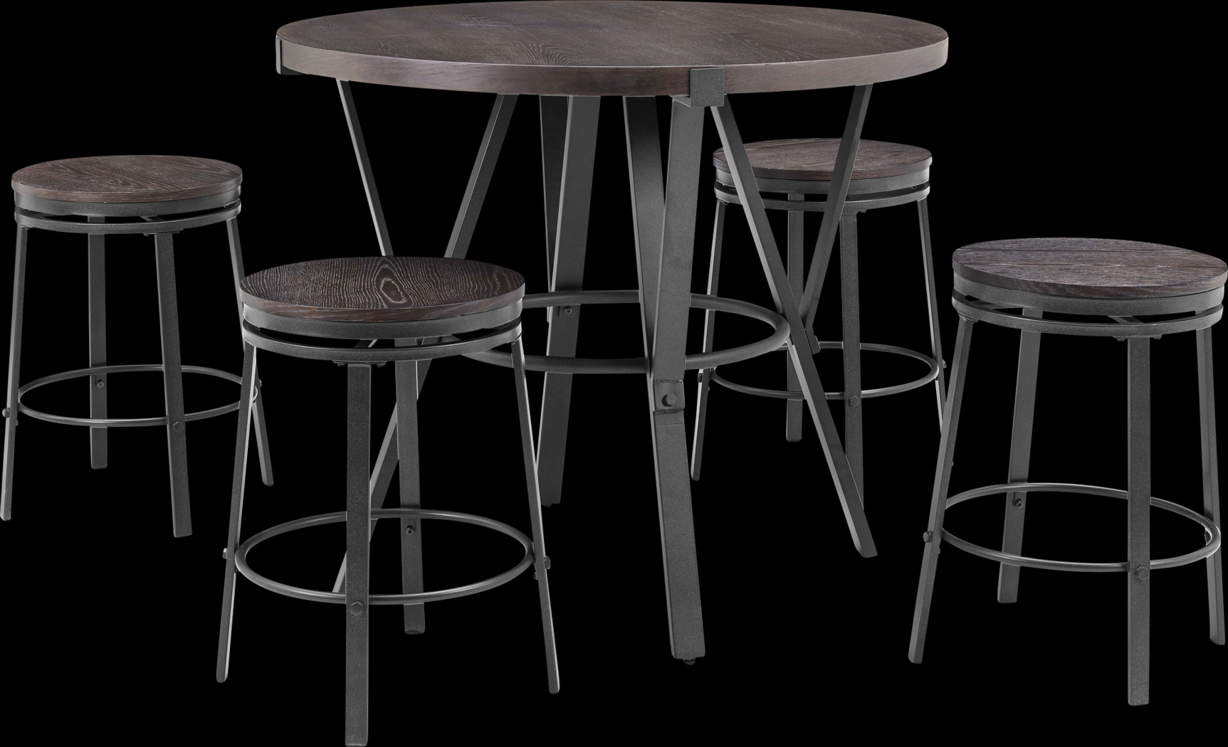 Abgale Gray Dining Set - Thumbnail - Image 1