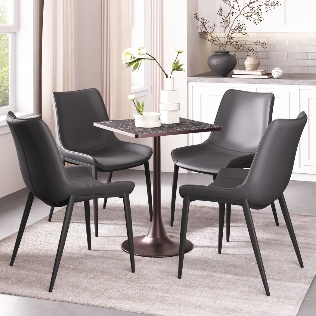 Abhira Black Dining Table - Thumbnail - Image 3